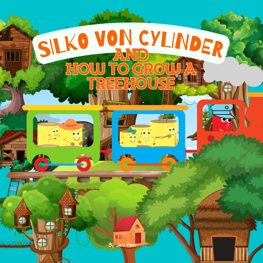 An illustration of a train at the treehouse store.